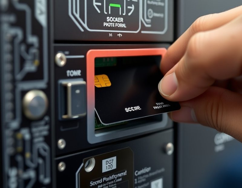 Security audit carried out on a self-service machine